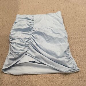 IRO Light Blue Mini Skirt
